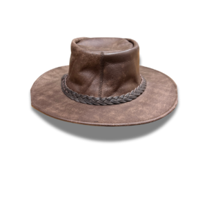 Leather Hat - Brown