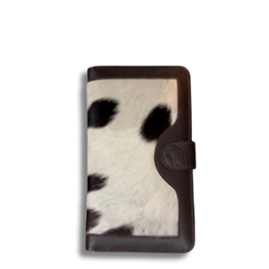 Cow hide accessories long wallet